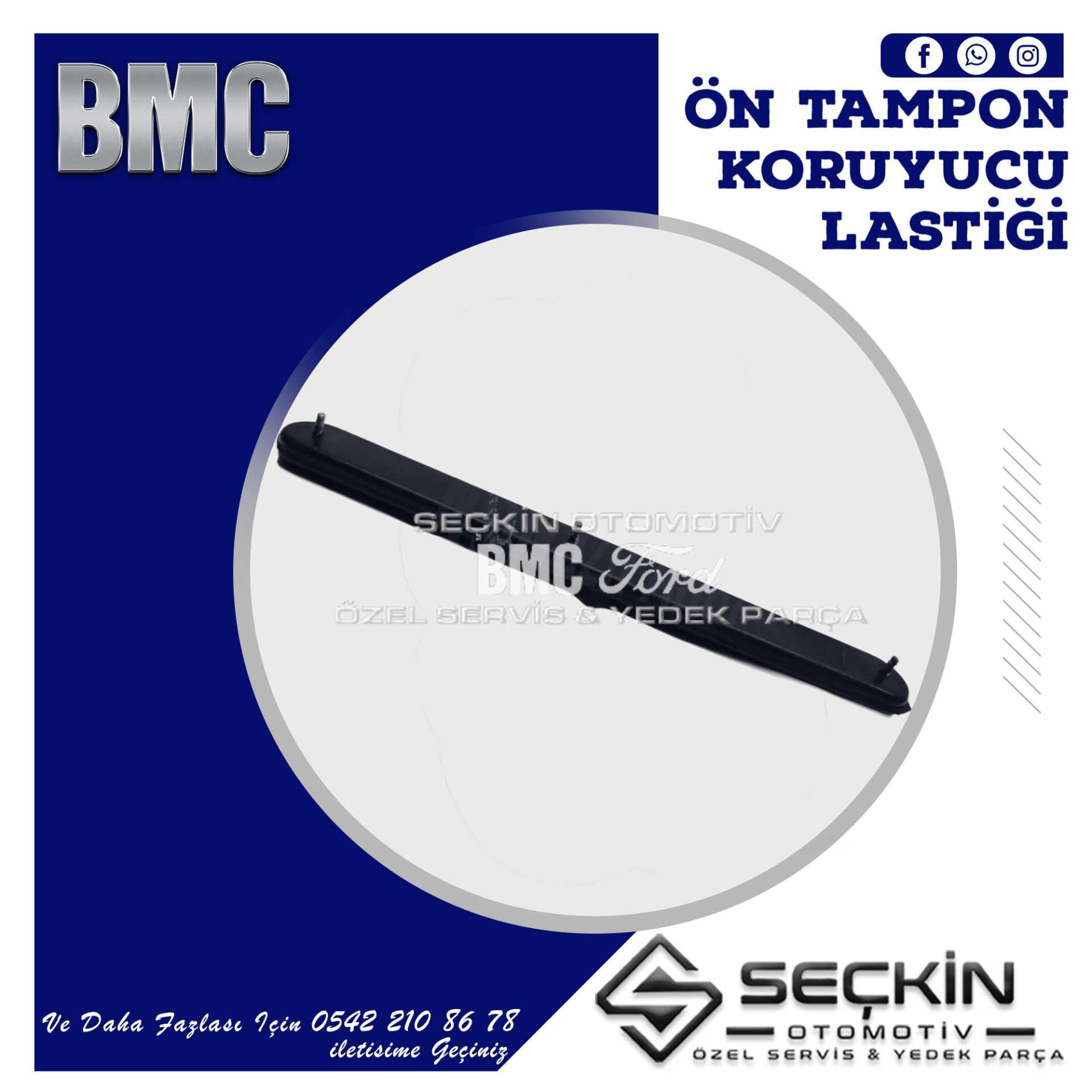 BMC LEVEND 3.0 MDS FC ÖN TAMPON KORUYUCU LASTİK KISA