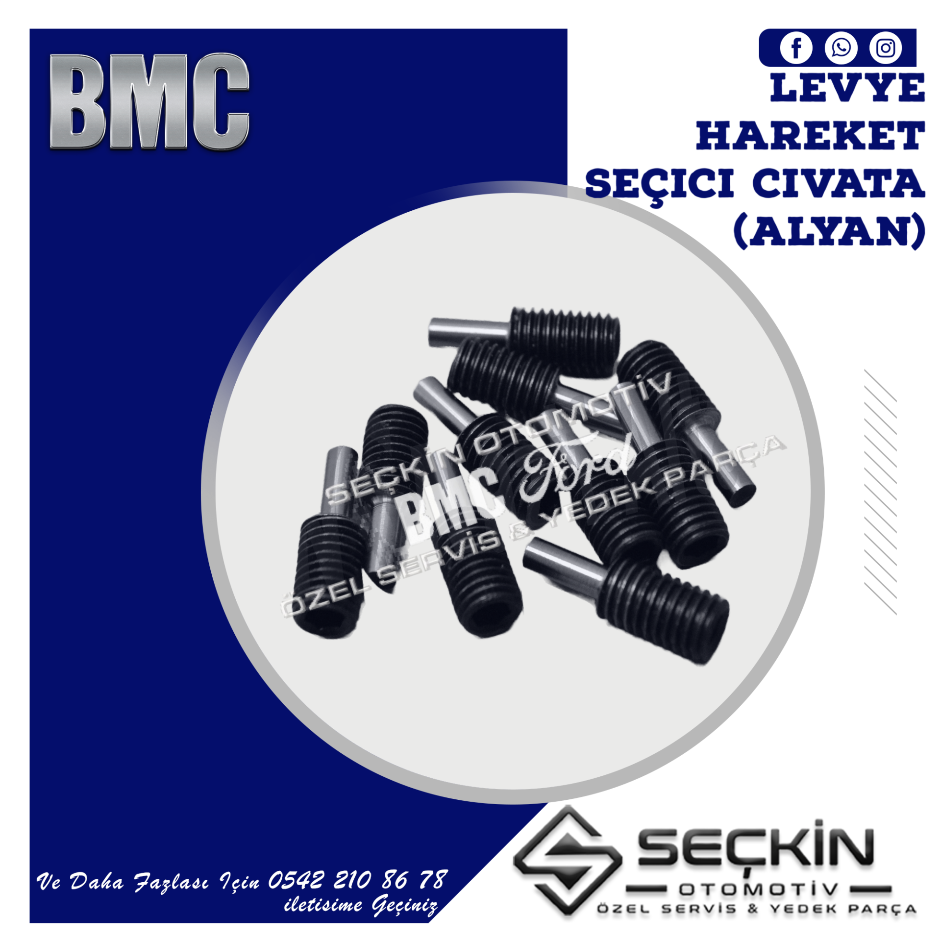 BMC 2.5 NİSSAN LEVYE HAREKET SEÇİCİ CİVATA ALYAN