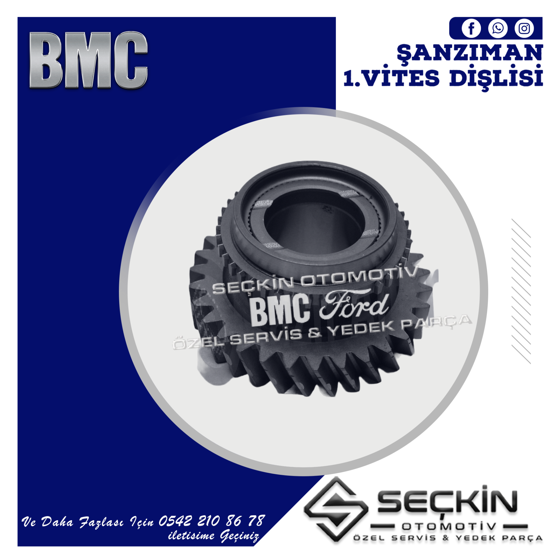 BMC A/15 ŞANZIMAN 1.VİTES DİŞLİSİ 9P901704 31 DİŞ