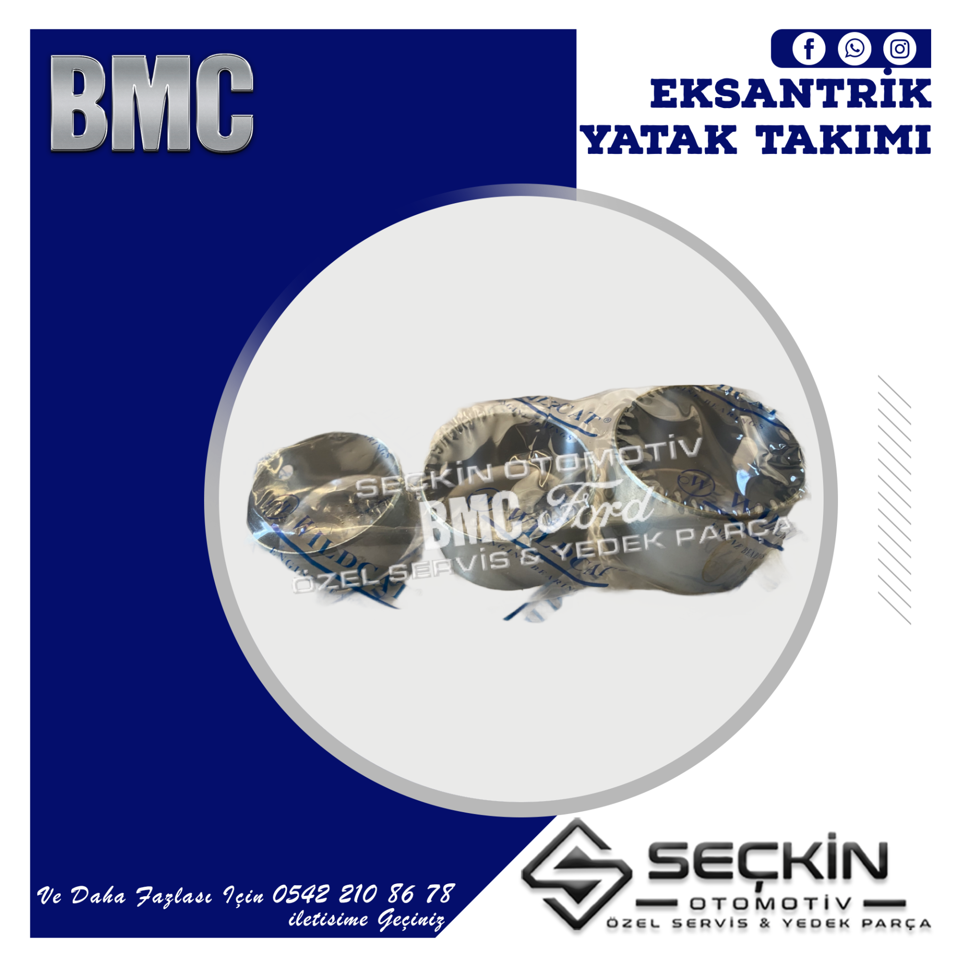 BMC TM 30 EKSANTRİK YATAK TAKIMI
