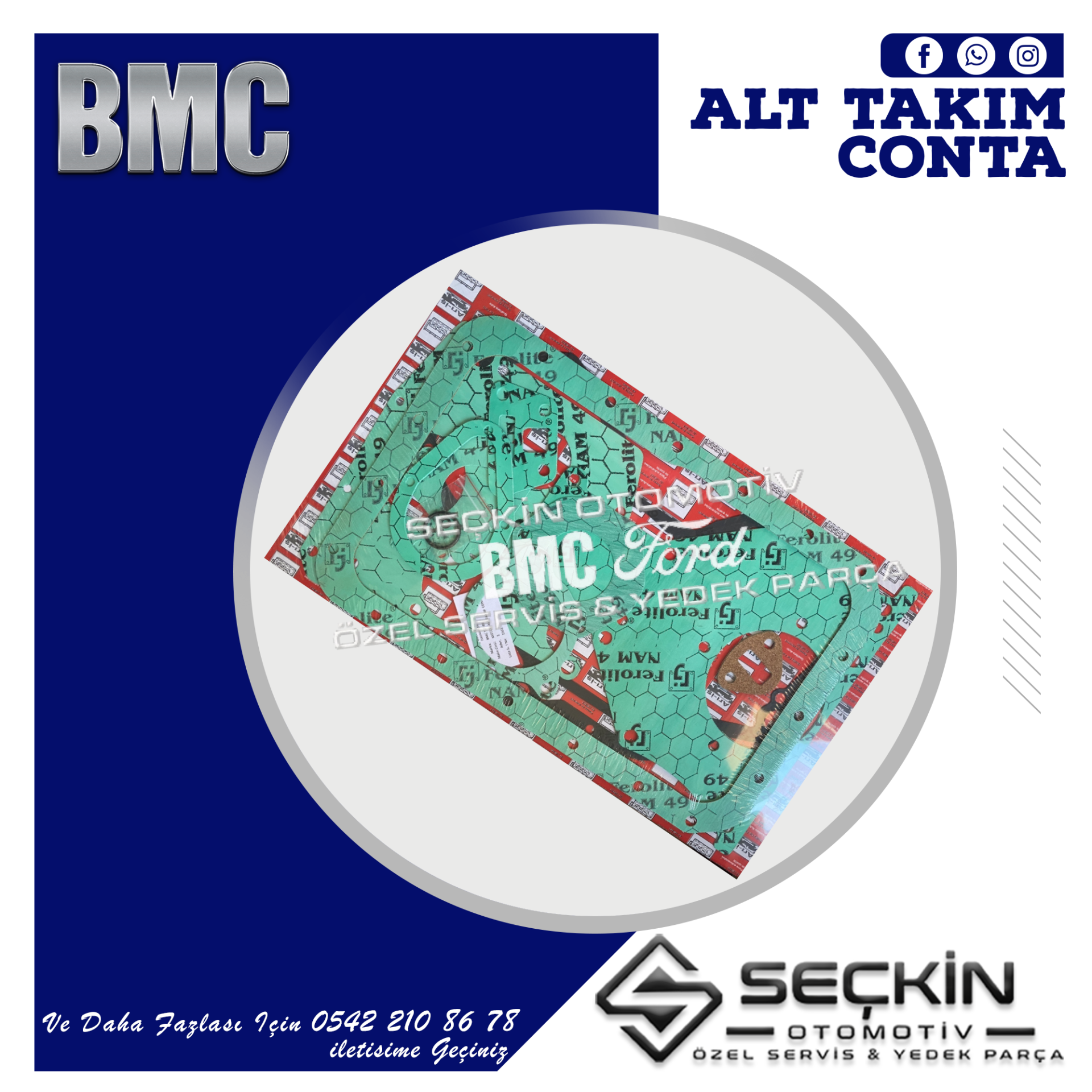 Bmc Levend Tdi 80 Alt Takım Conta Komple