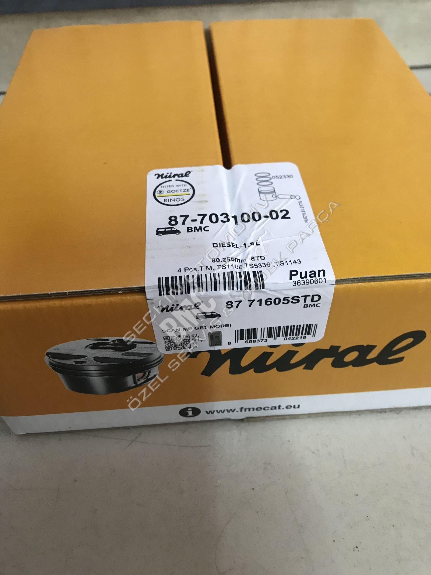 Bmc Tm 30 - Levend 60 Piston Segman Takımı