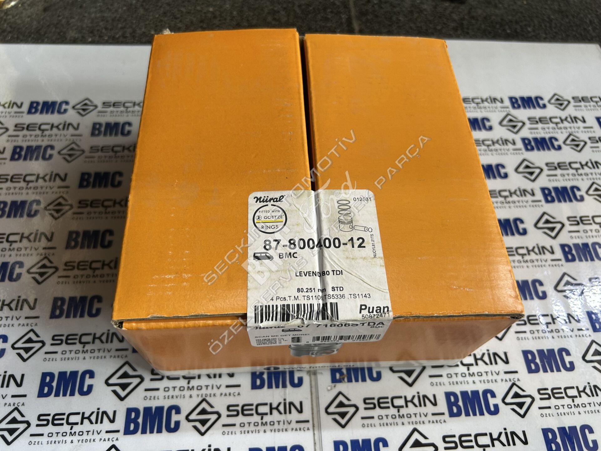 BMC LEVEND TDİ 80 PİSTON SEGMAN TAKIMI