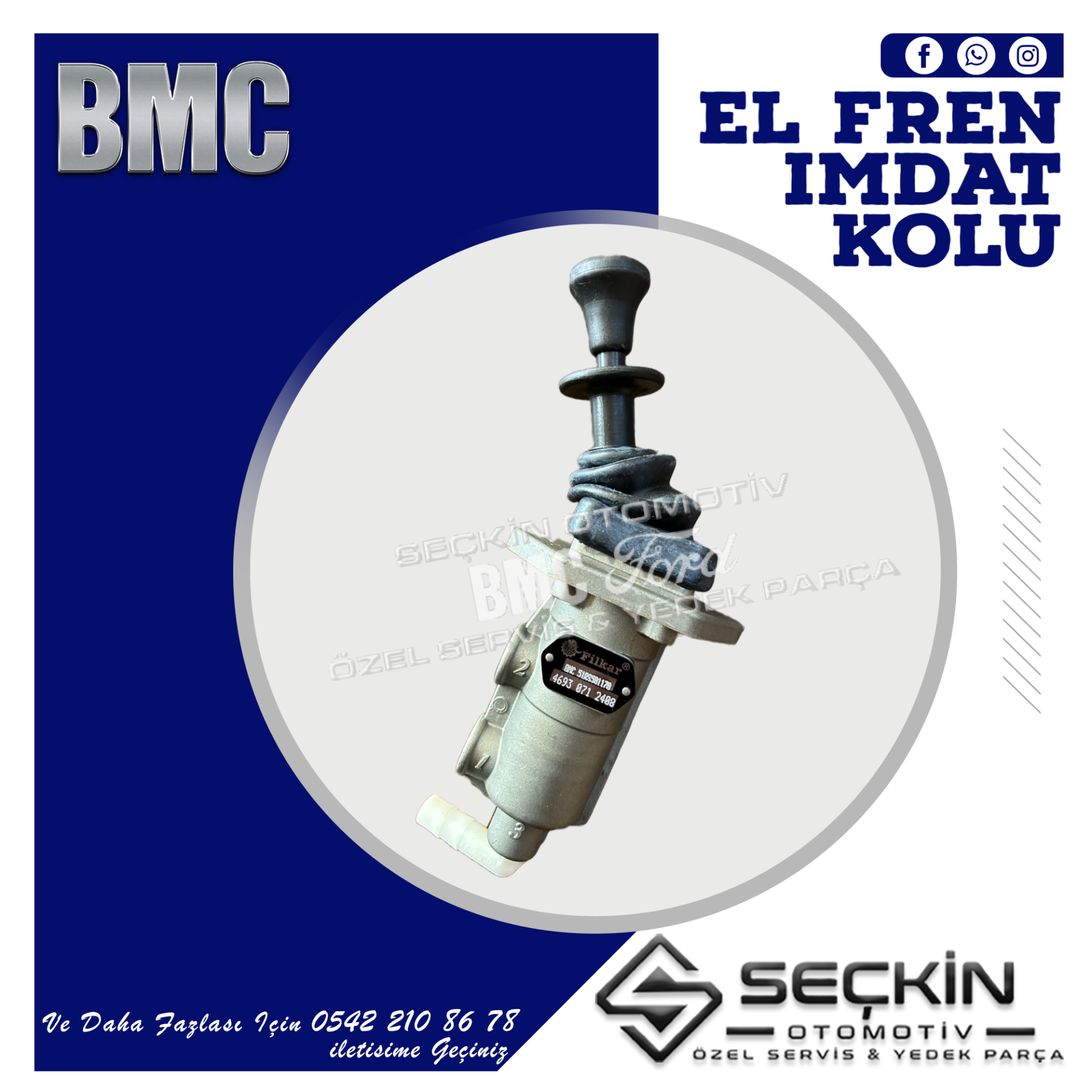 Bmc Levend Xl El Fren İmdat Kolu