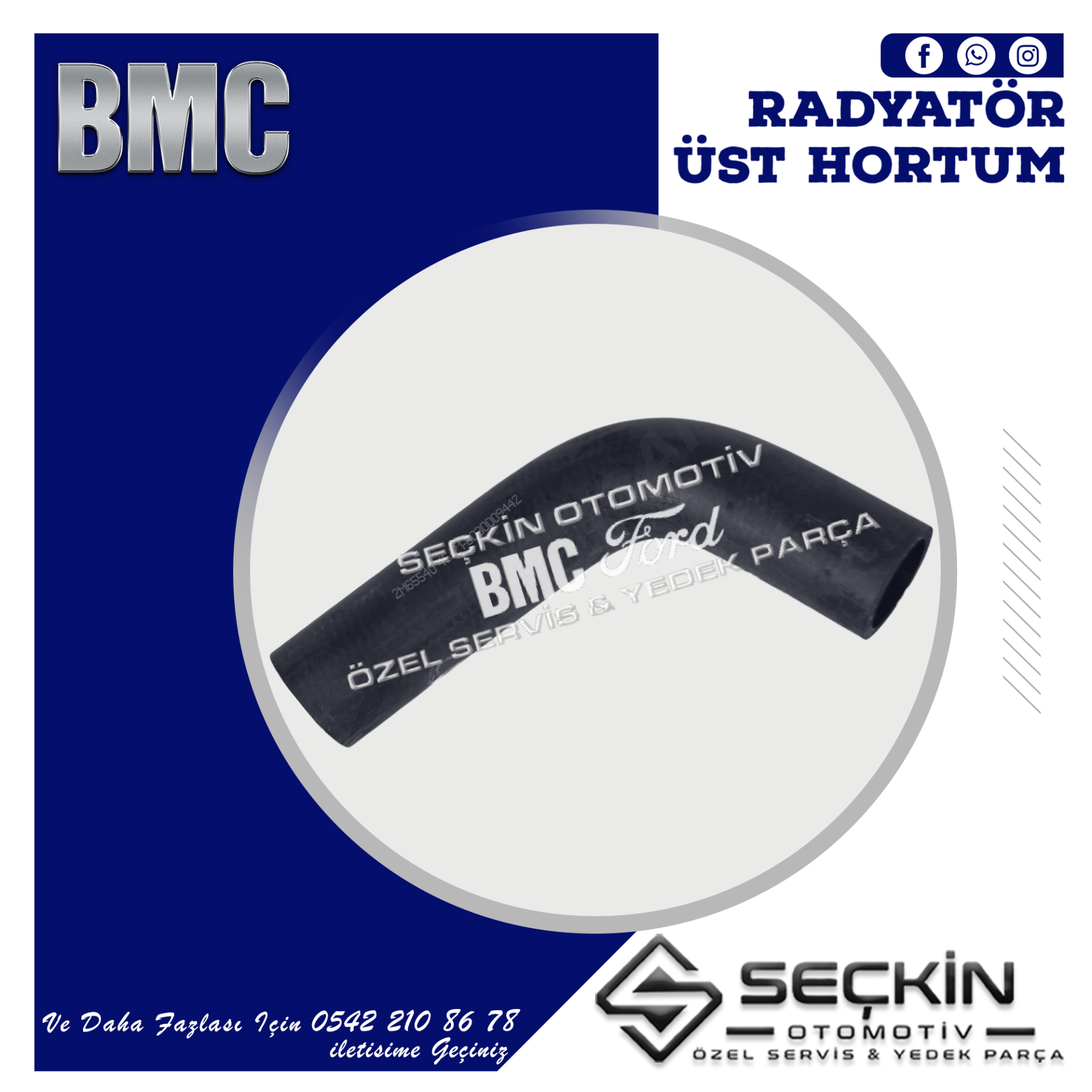 BMC LEVEND 3.0 MDS RADYATÖR ÜST HORTUM
