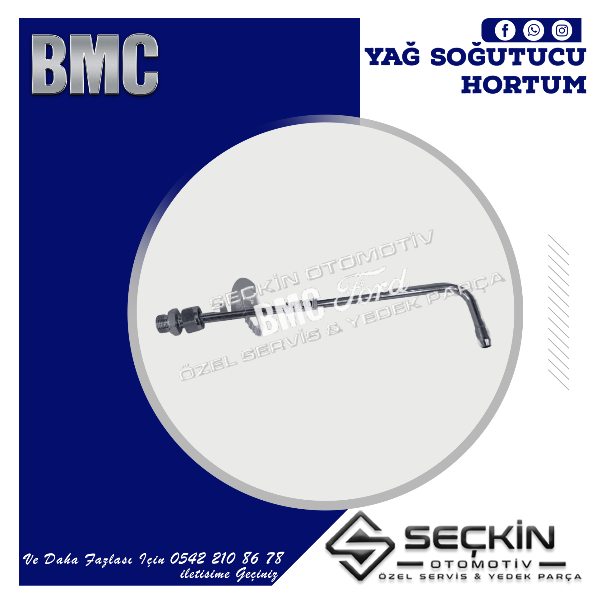 BMC LEVEND 60 YAĞ SOĞUTUCU BORUSU