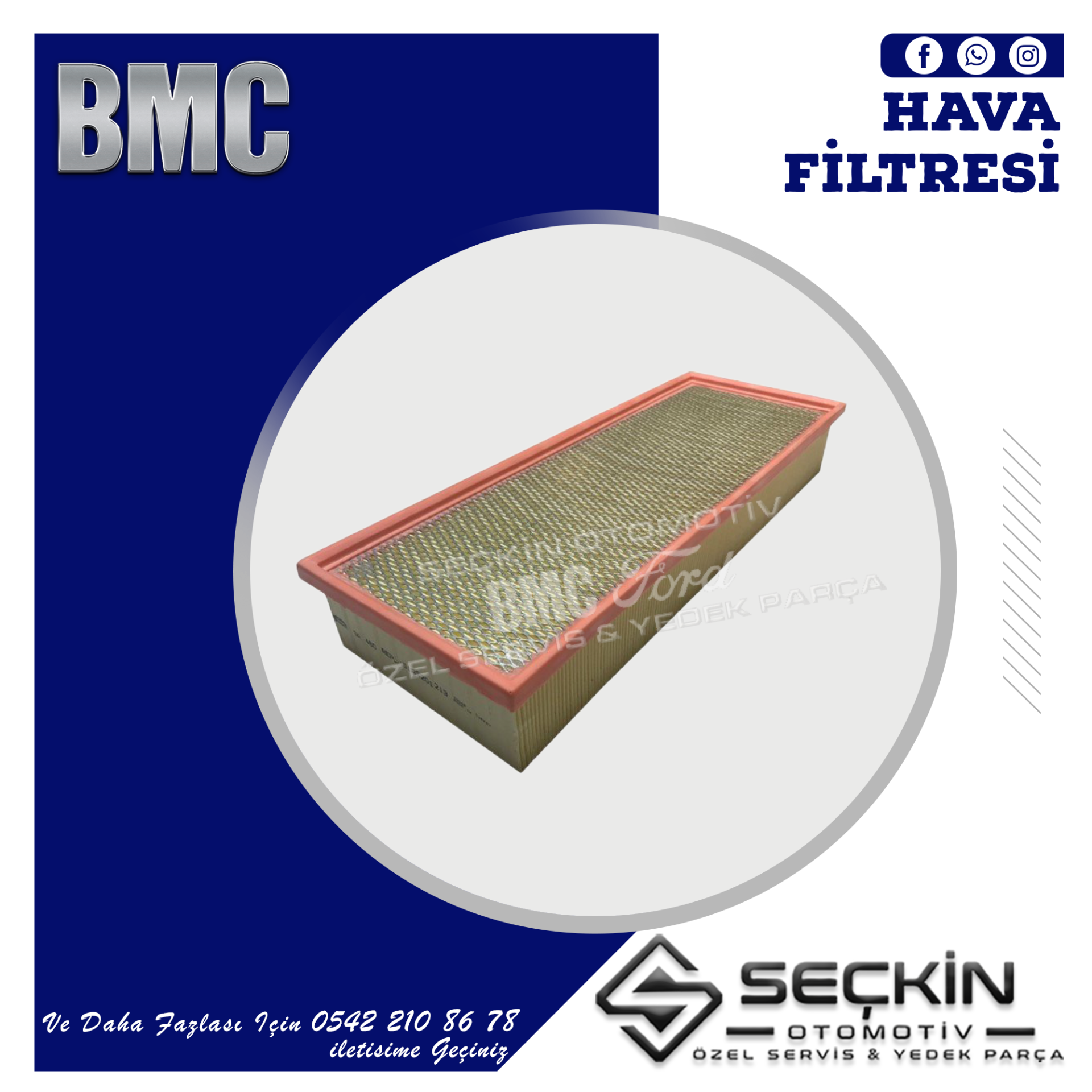 BMC MEGASTAR HAVA FİLTRESİ