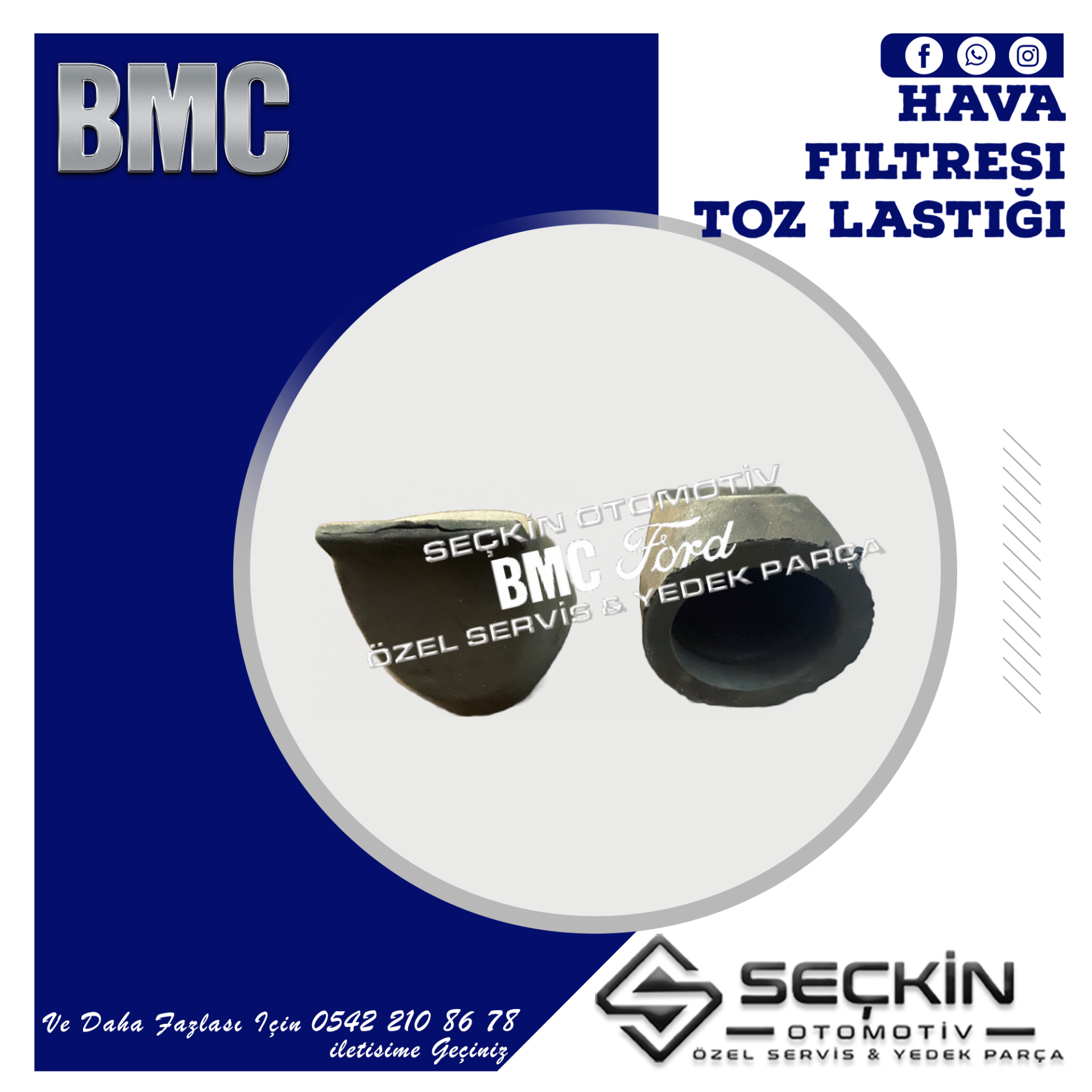 BMC LEVEND 3.0 MDS HAVA FİLTRESİ TOZ LASTİĞİ