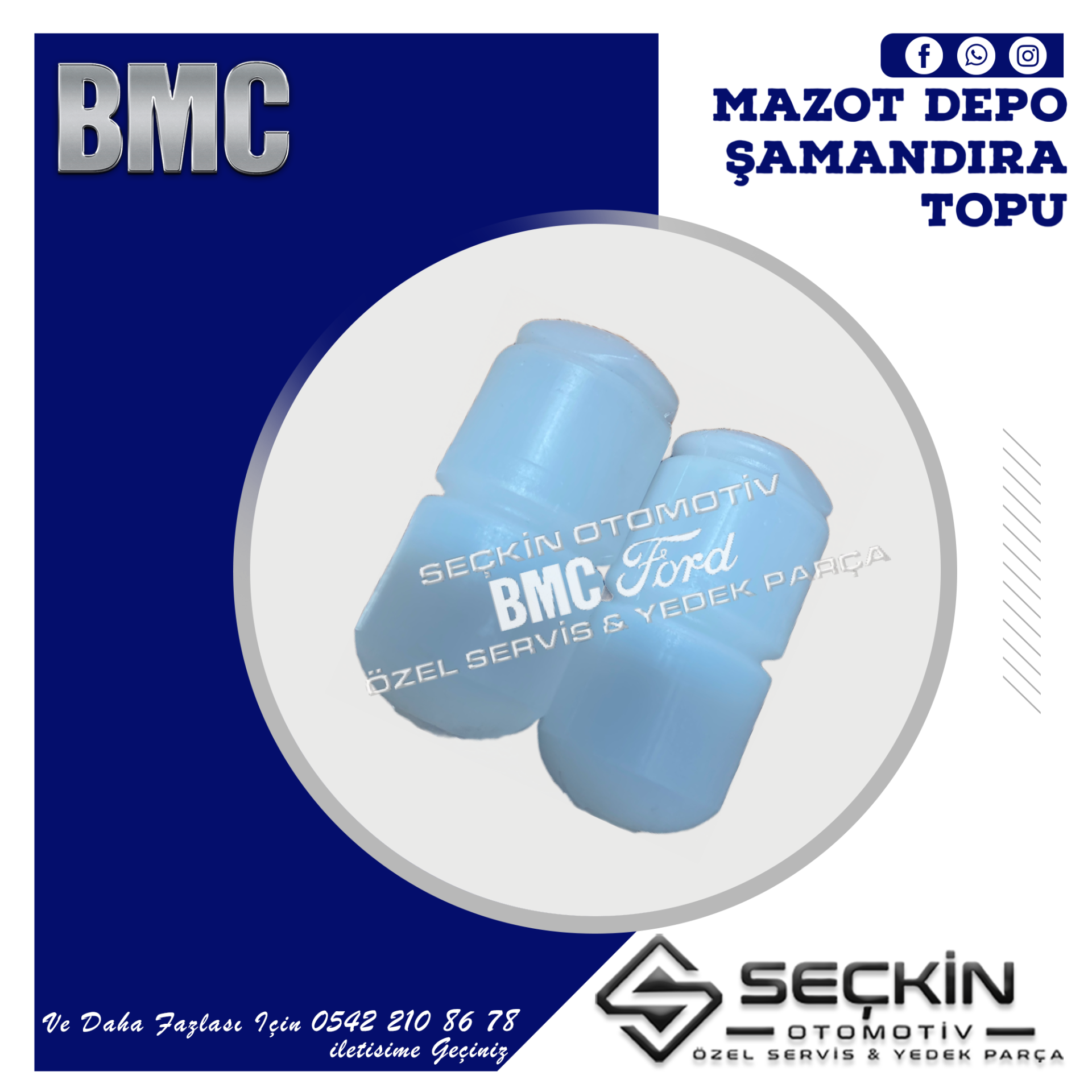 BMC TM 30 MAZOT DEPO ŞAMANDIRA TOPU