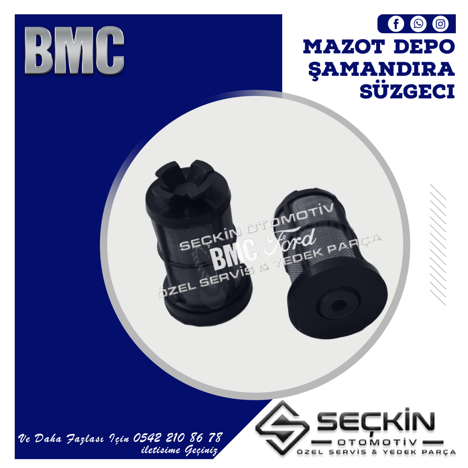 BMC LEVEND TDİ 80 MAZOT DEPO ŞAMANDIRA SÜZGECİ