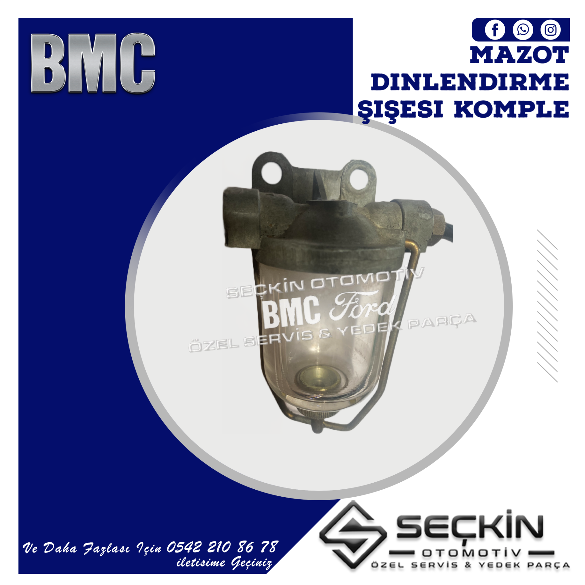 BMC TM 30 MAZOT DİNLENDİRME ŞİŞESİ KOMPLE