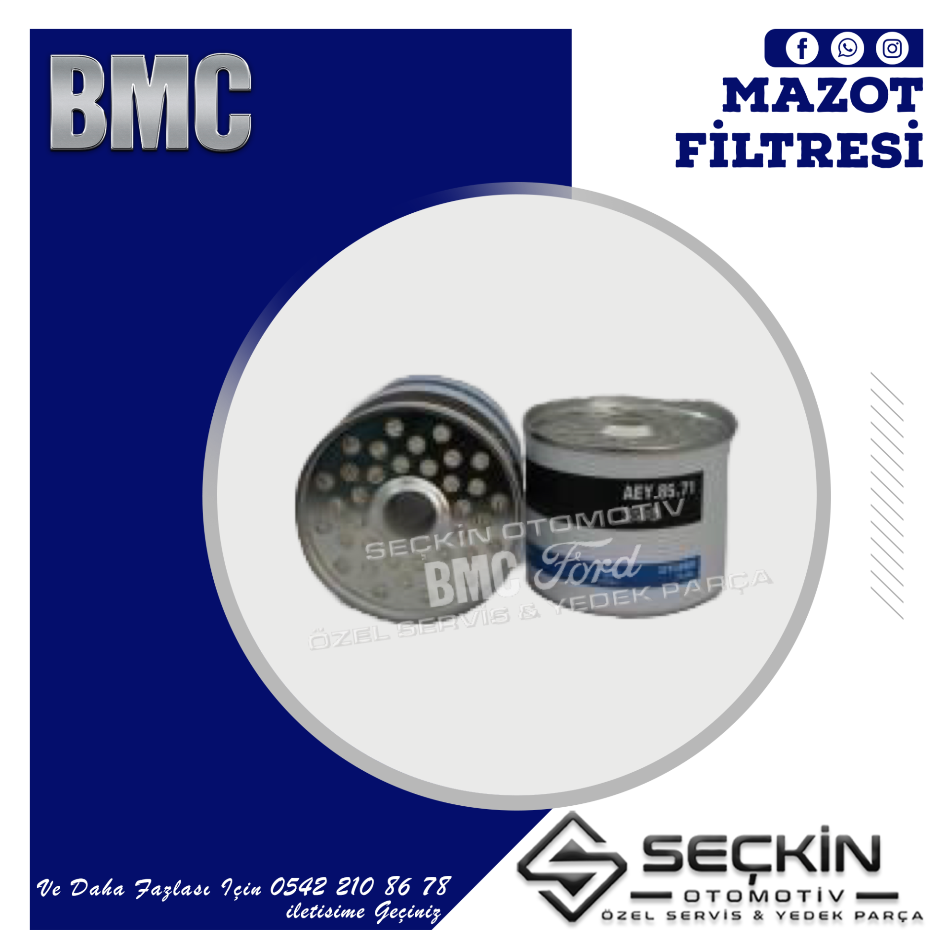BMC TM 30 MAZOT FİLTRESİ