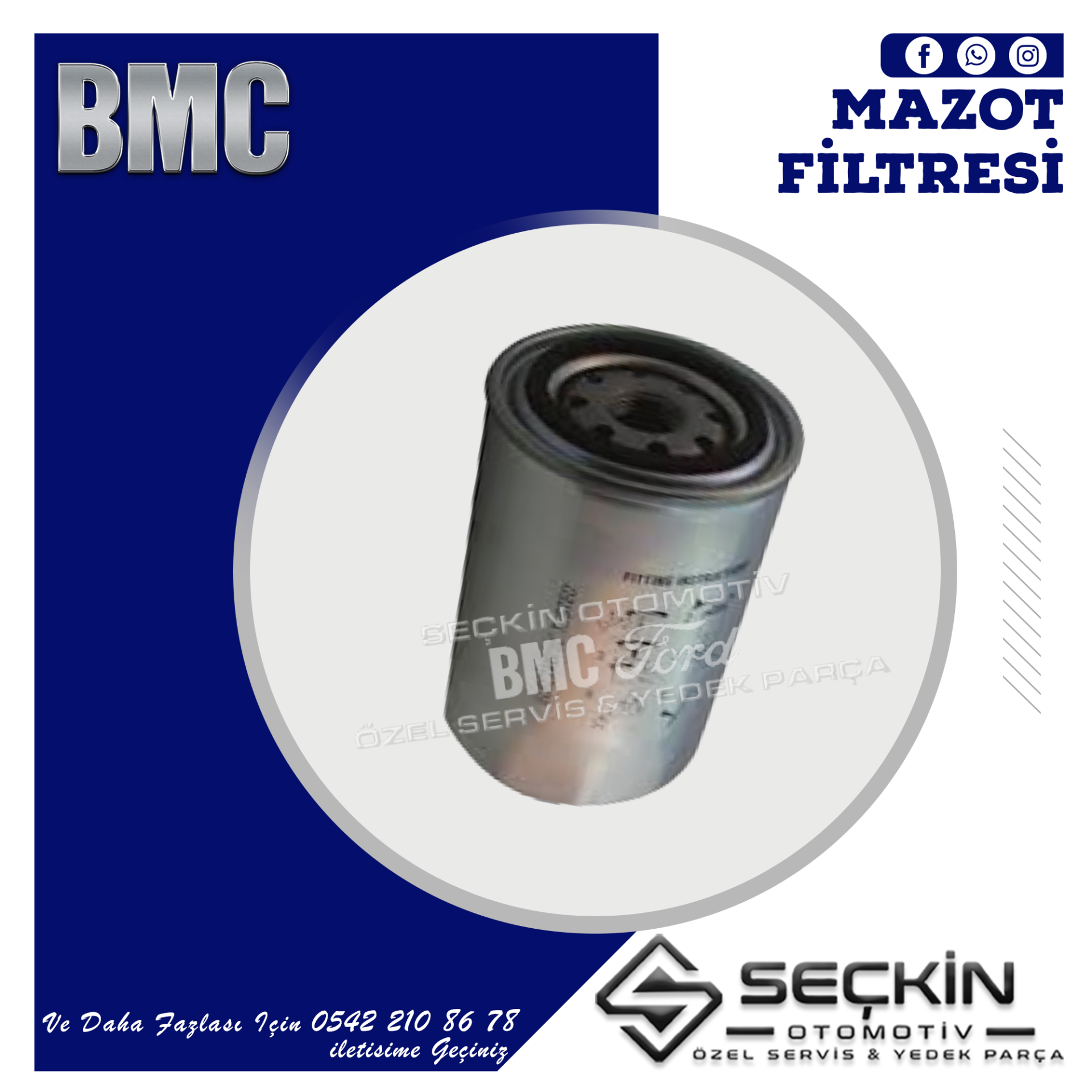 BMC LEVEND 3.0 MDS MAZOT FİLTRESİ