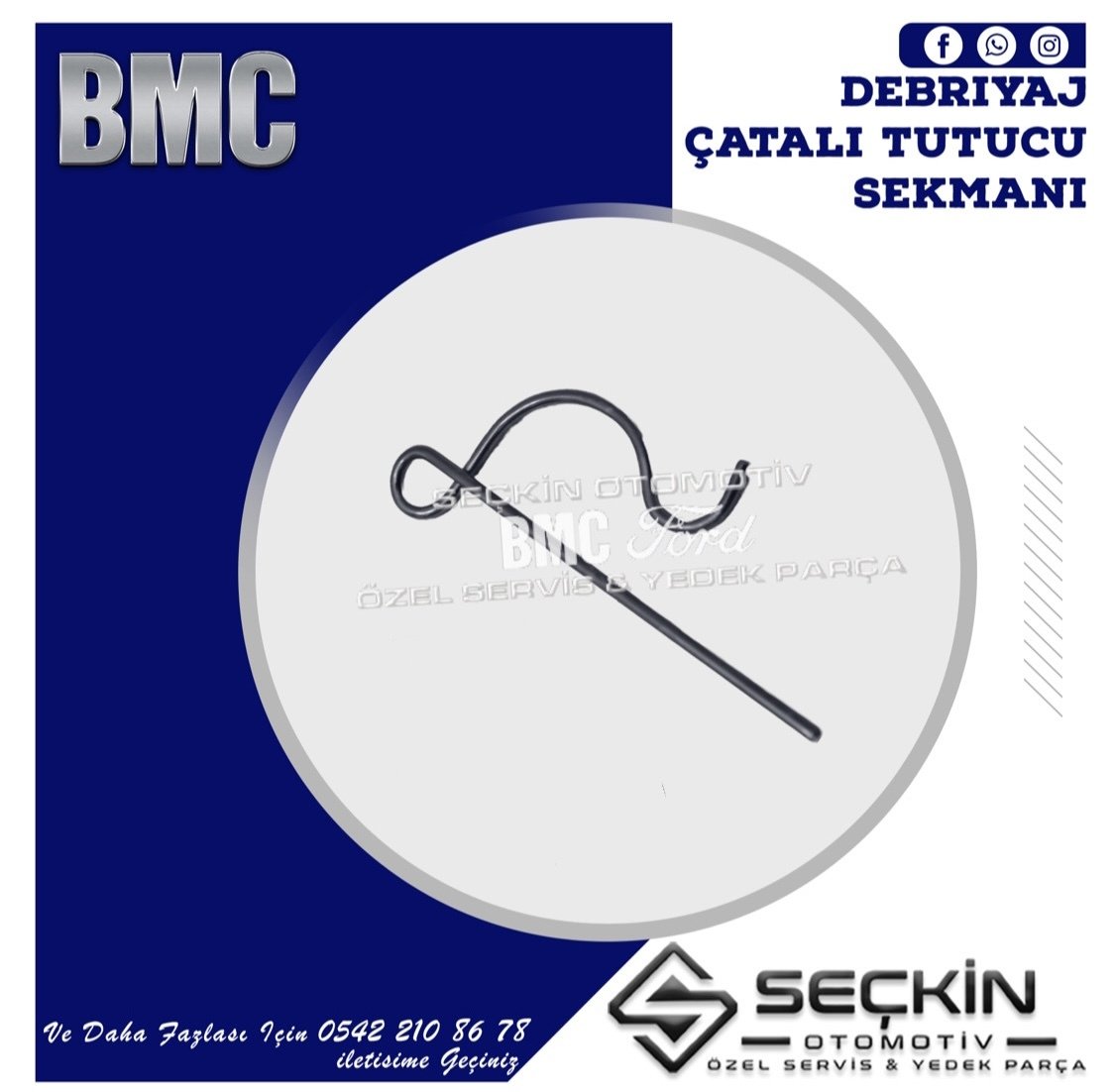 BMC LEVEND XL DEBRİYAJ ÇATALI TUTUCU SEKMANI 6 VİTES