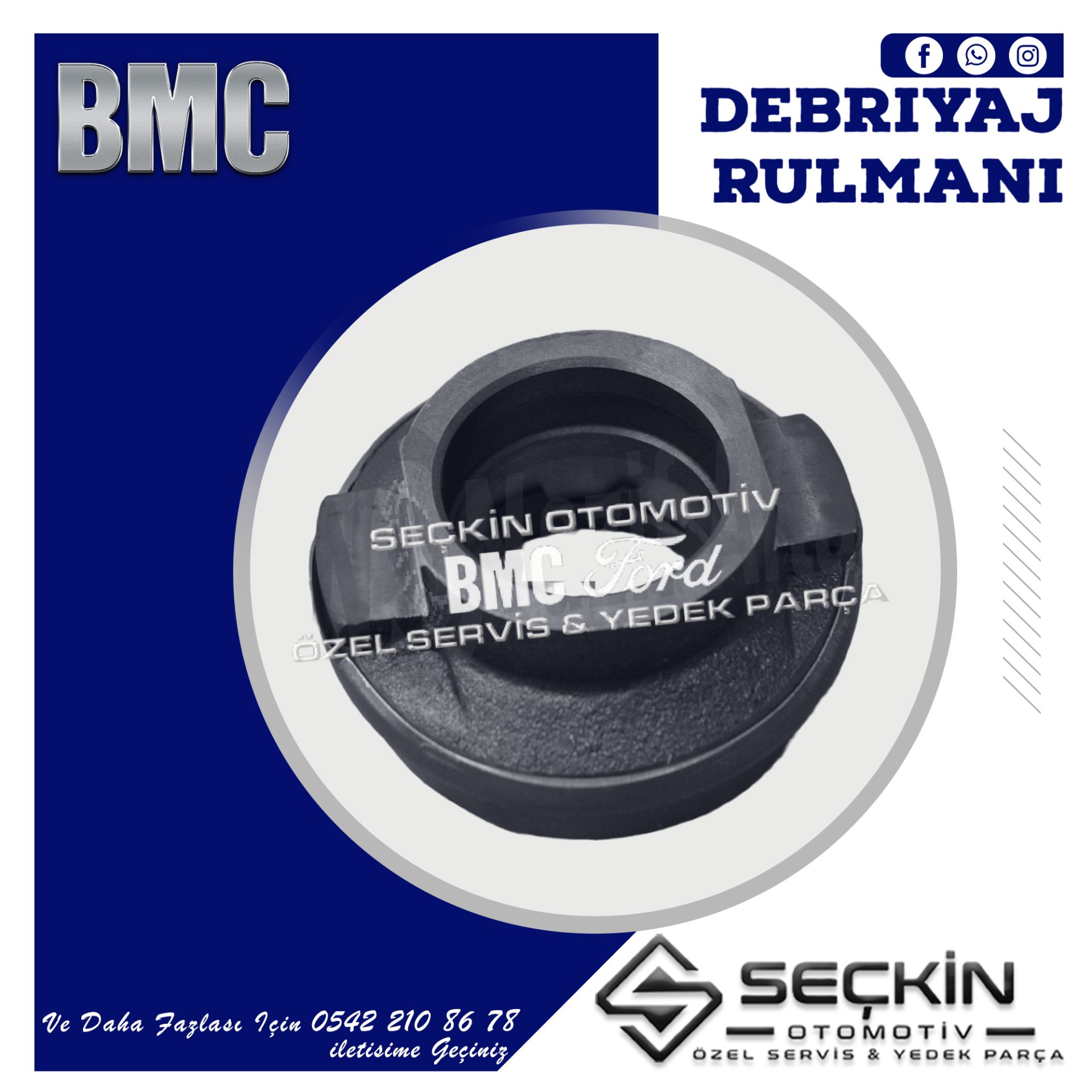 BMC MEGASTAR DEBRİYAJ RULMANI 6 VİTES
