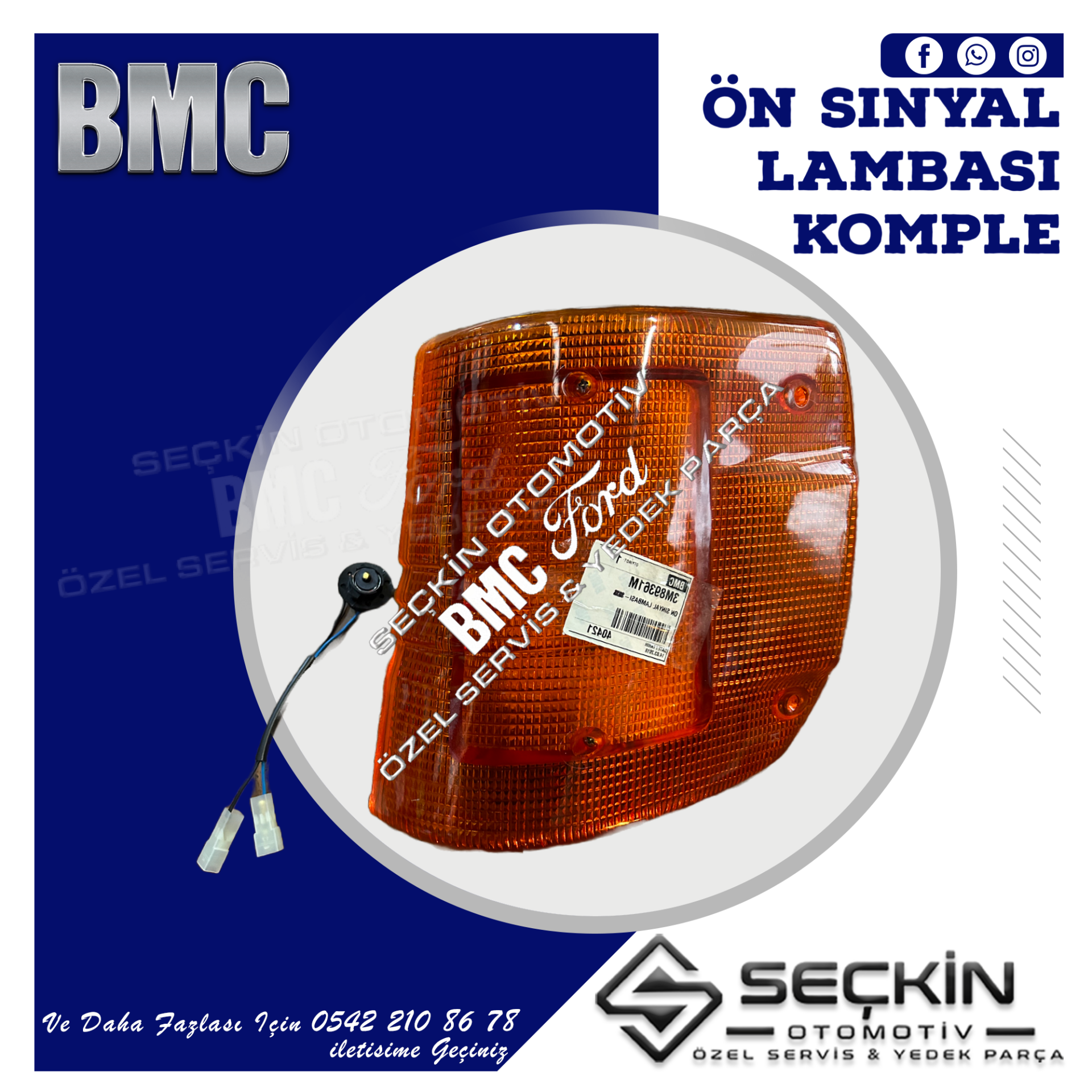 BMC LEVEND 3.0 MDS ÖN SİNYAL KOMPLE SOL DUYLU