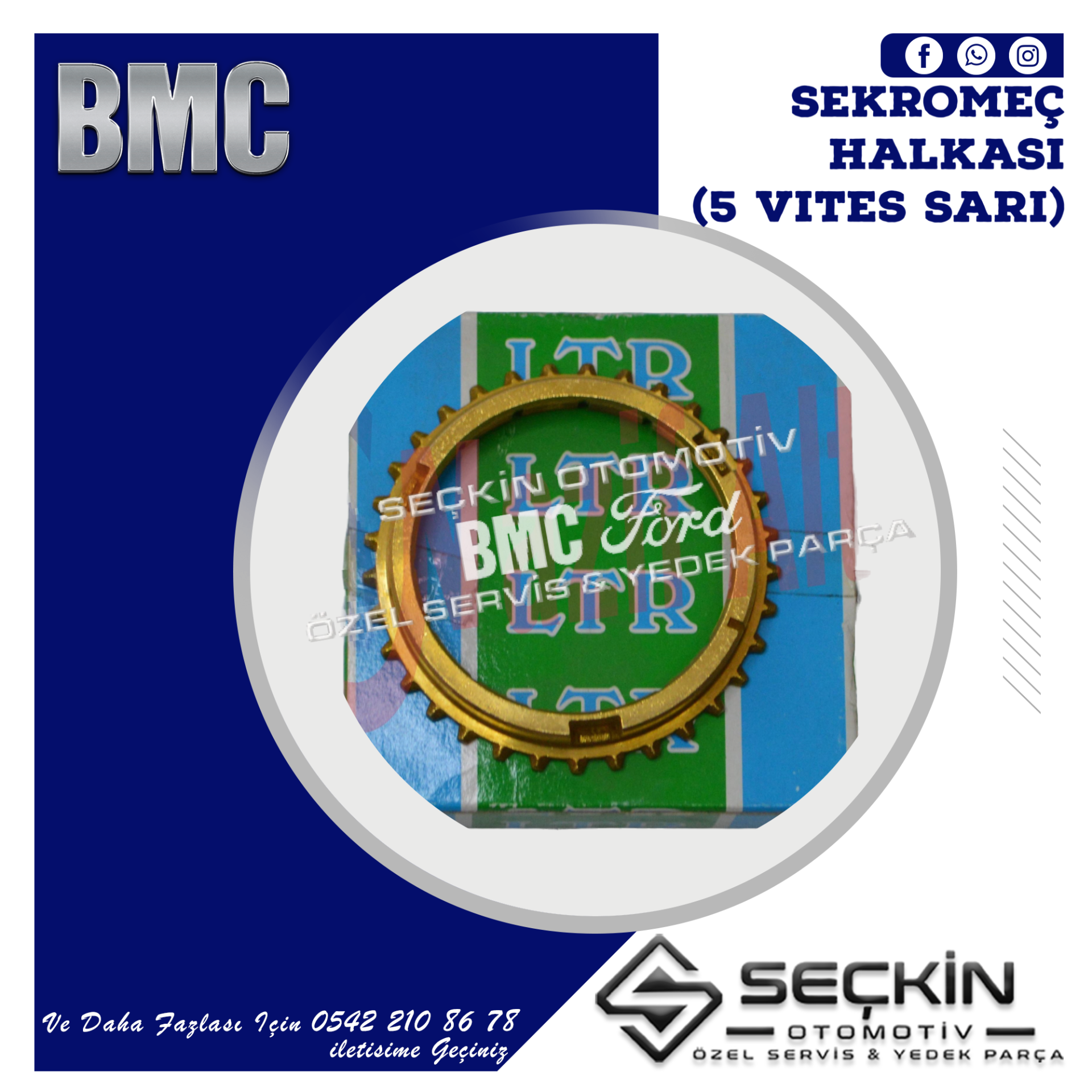 BMC TM 30 SEKROMENÇ HALKASI 5 VİTES SARI