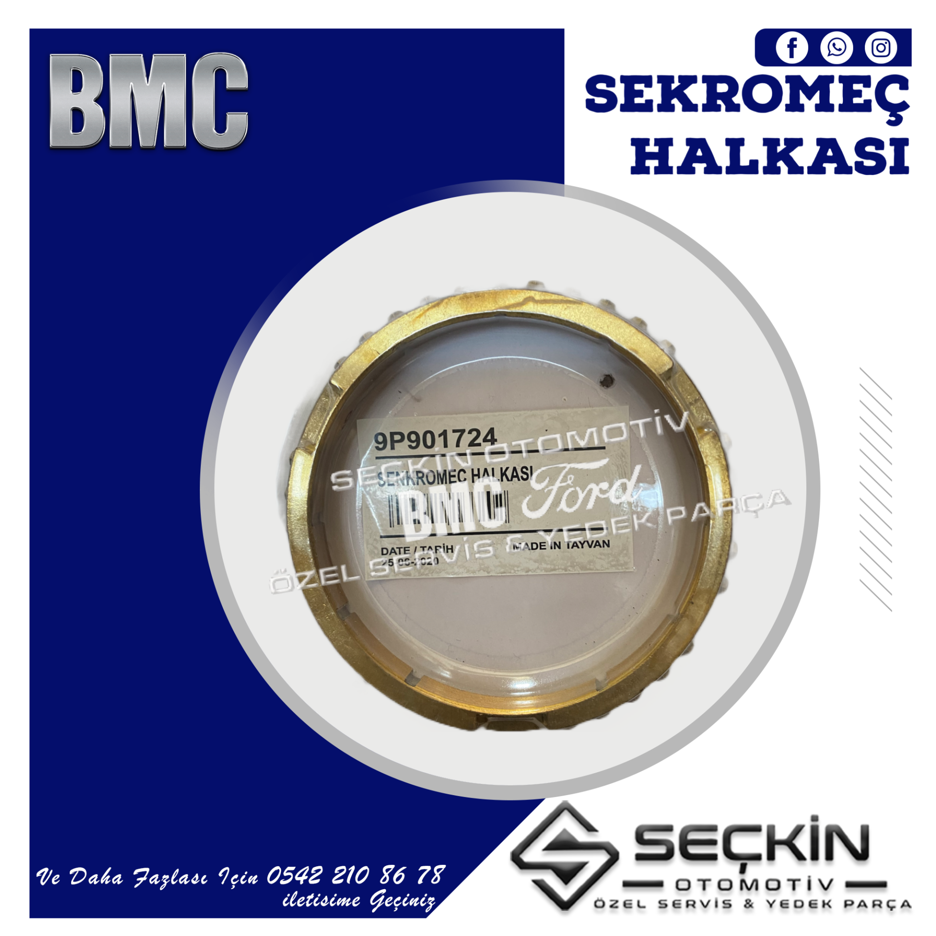 BMC A/15 SEKROMENÇ HALKASI 9P901723 3.VİTES