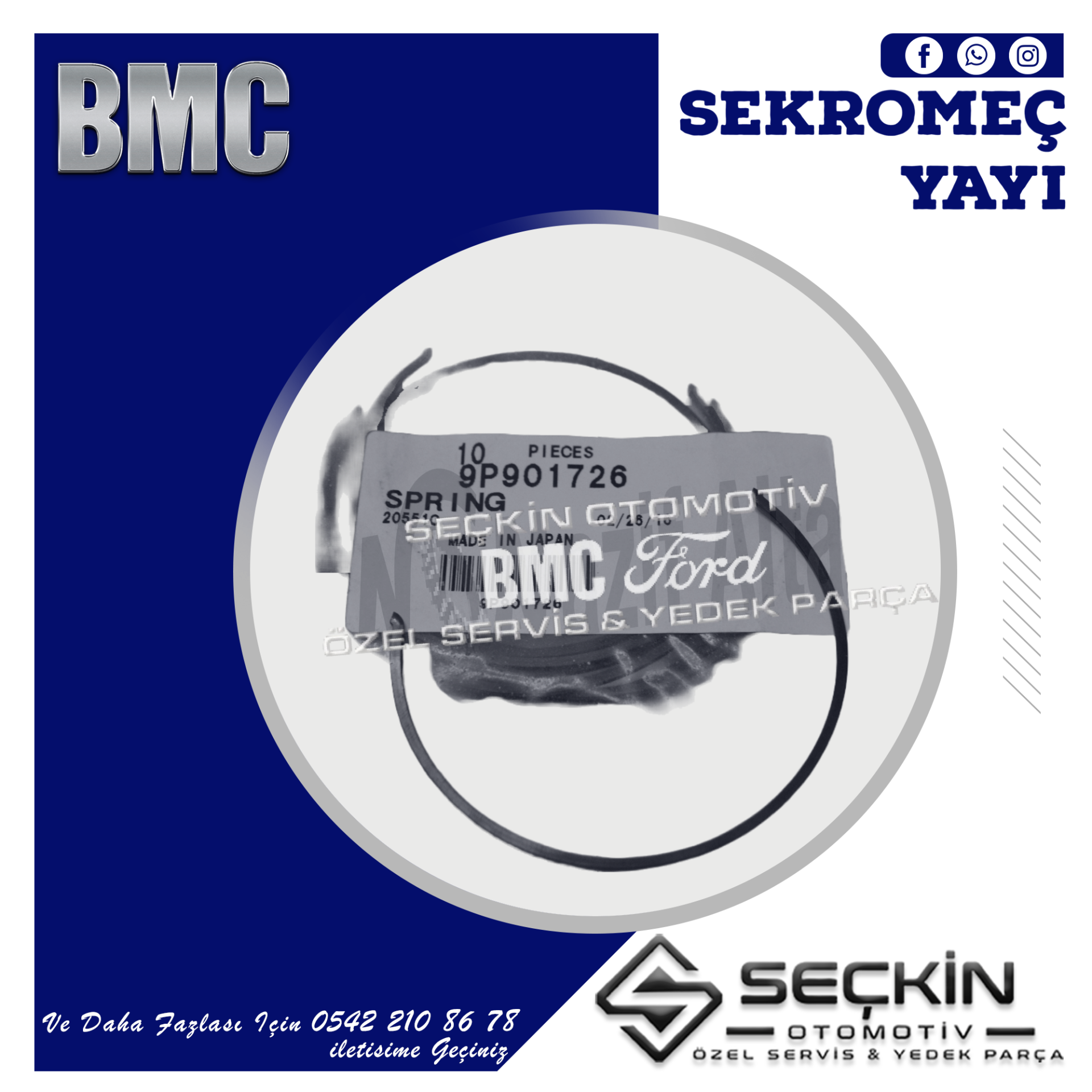 BMC (A/15) SEKROMENÇ YAYI =9P901726= (1/2)