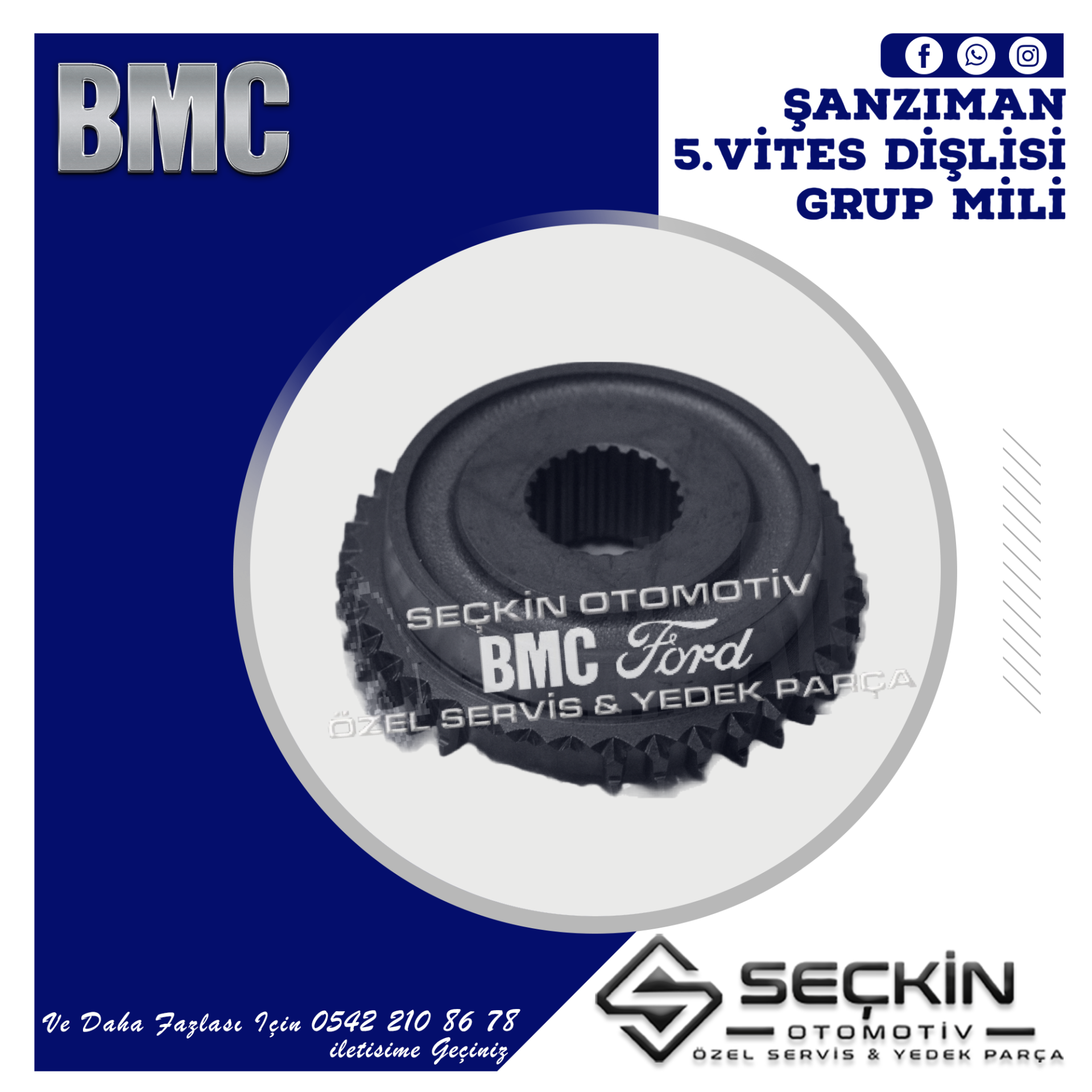 BMC A/15 ŞANZIMAN 5 VİTES DİŞLİSİ GRUP MİLİ 9P901713