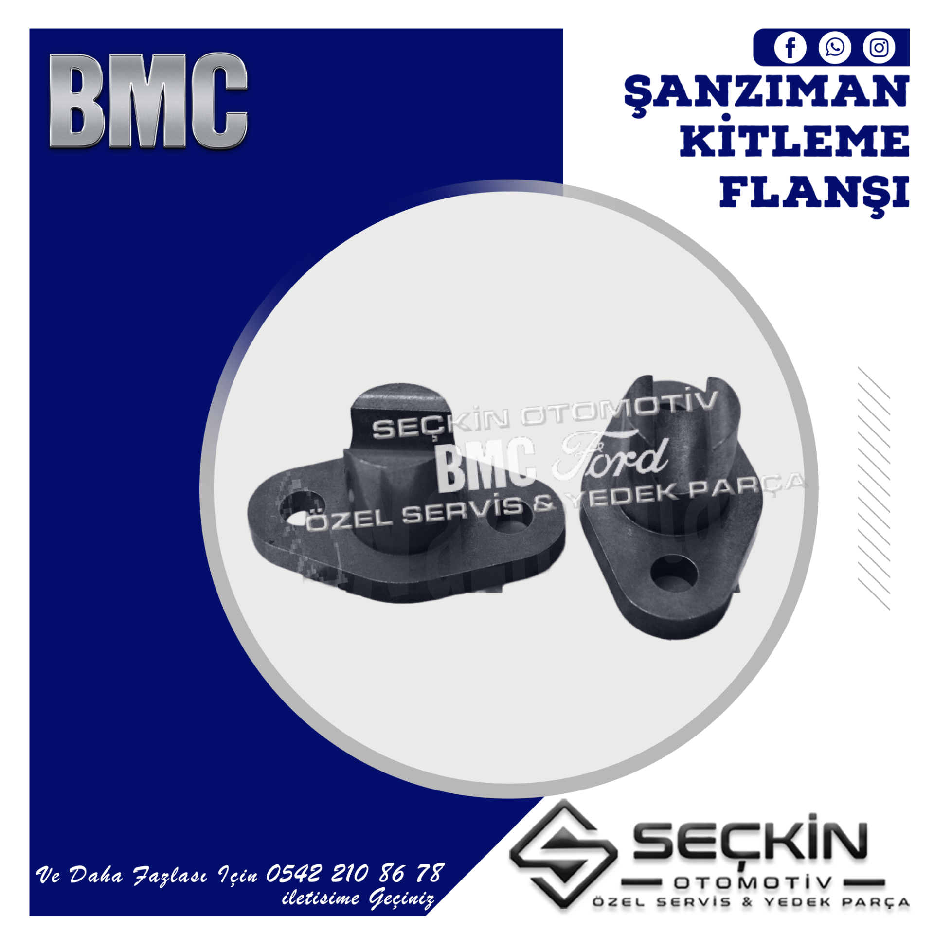 BMC TM 30 ŞANZIMAN KİTLEME FLANŞI H TİP