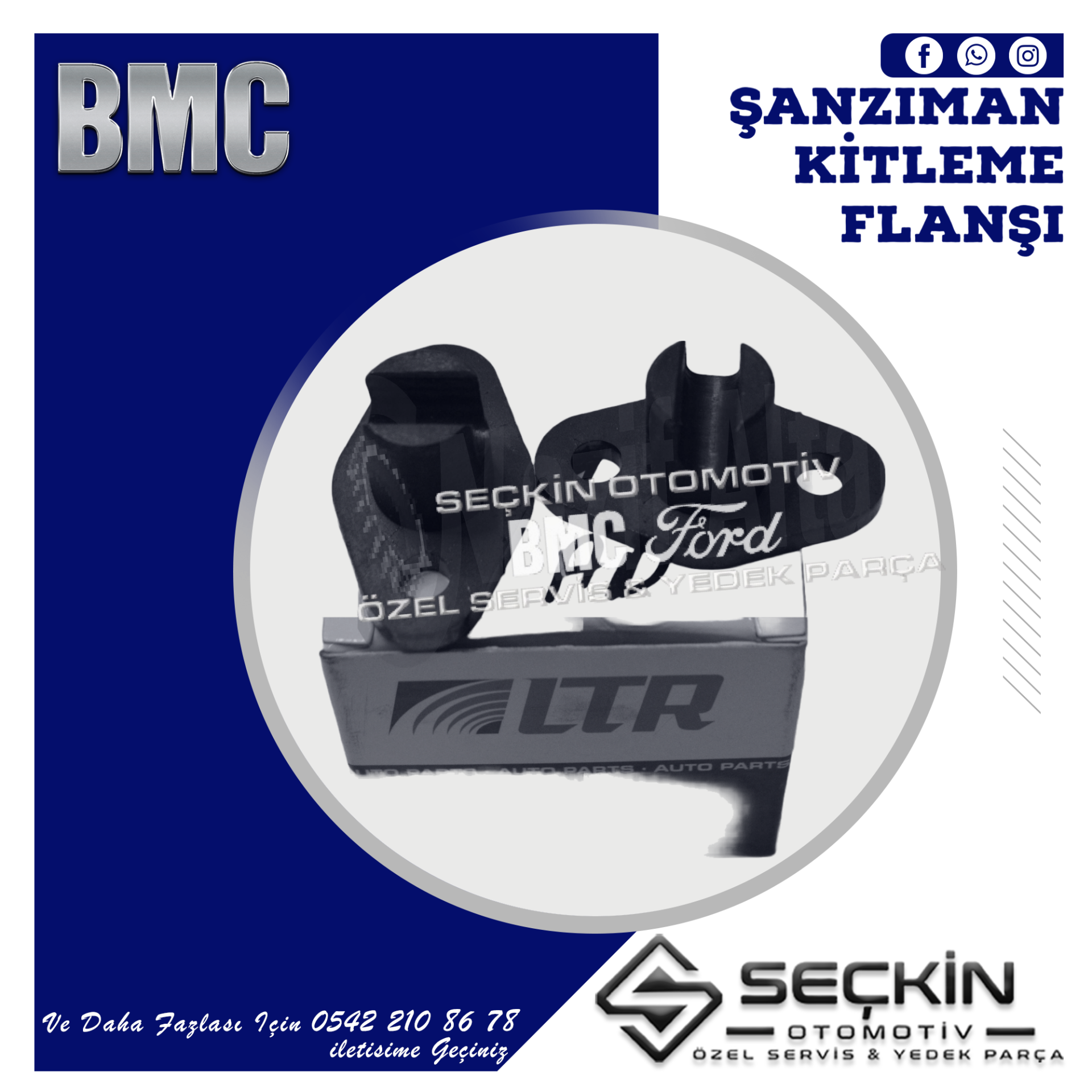 BMC TM 30 ŞANZIMAN KİTLEME FLANŞI H TİP