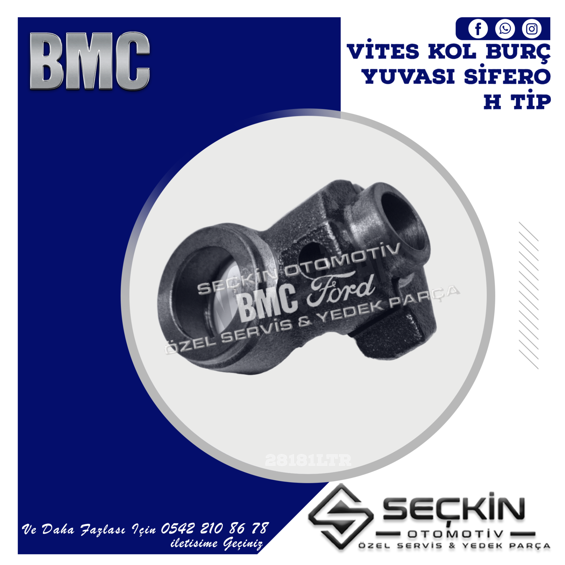 BMC TM 30 VİTES KOL BURÇ YUVASI