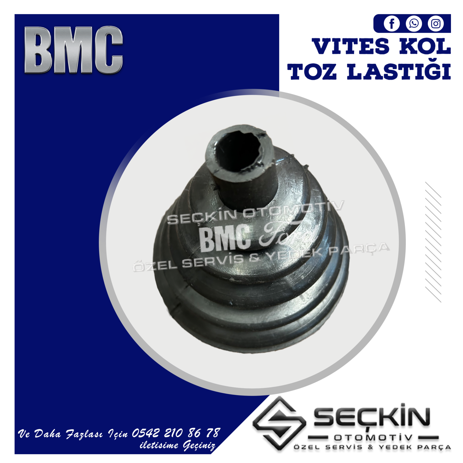 BMC TM 30 VİTES KOL TOZ LASTİĞİ