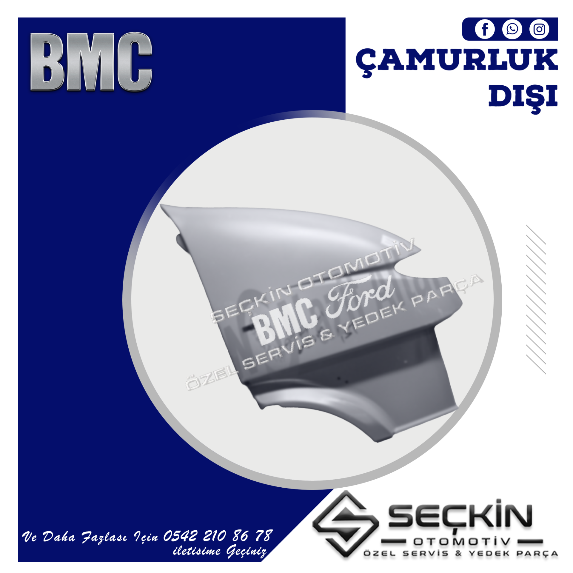 BMC MEGASTAR ÇAMURLUK KOMPLE SAĞ