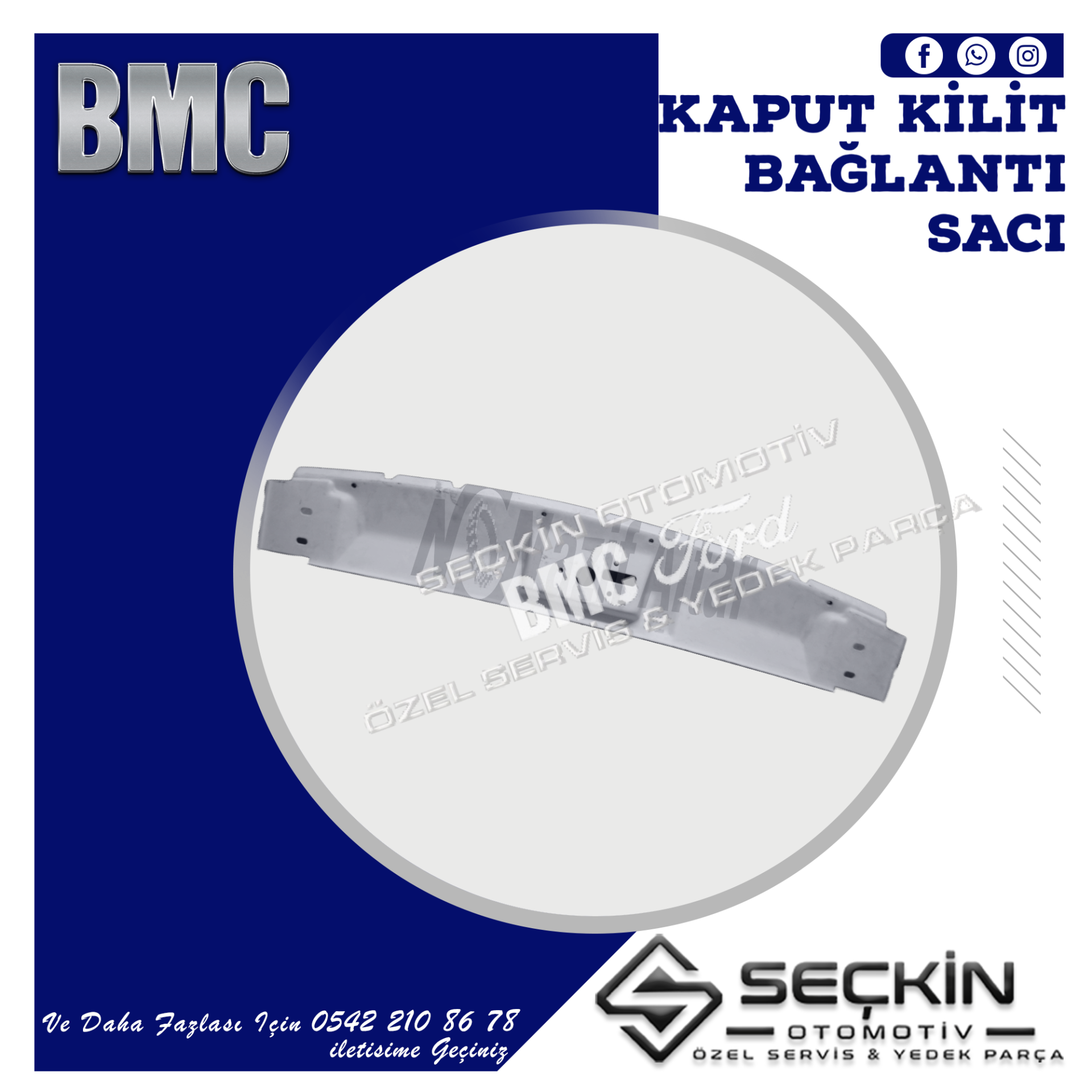 BMC MEGASTAR KAPUT KİLİT BAĞLANTI SACI