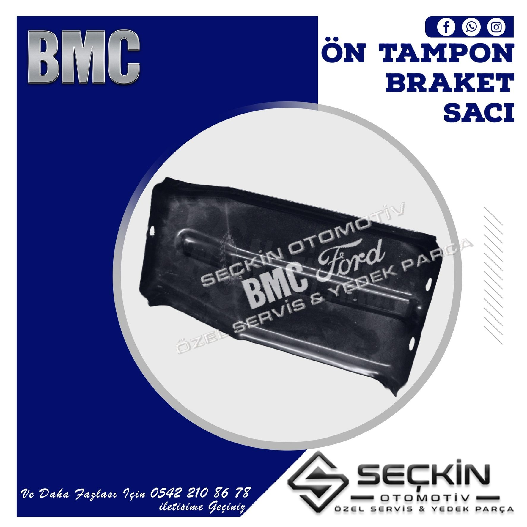 BMC MEGASTAR ÖN TAMPON BRAKET SACI SAĞ