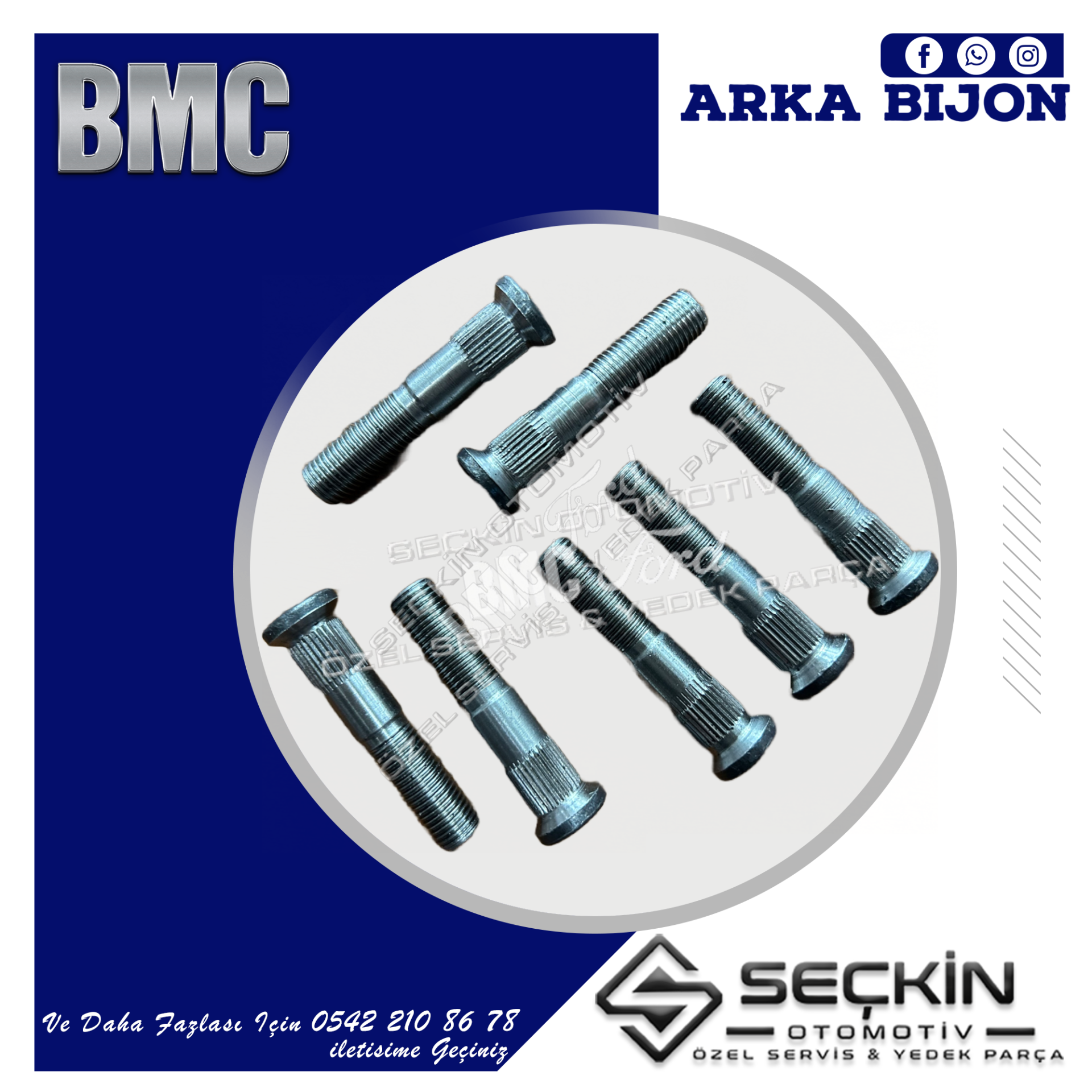 BMC TM 30 ARKA BİJON SAPLAMASI ORİJİNAL TİP