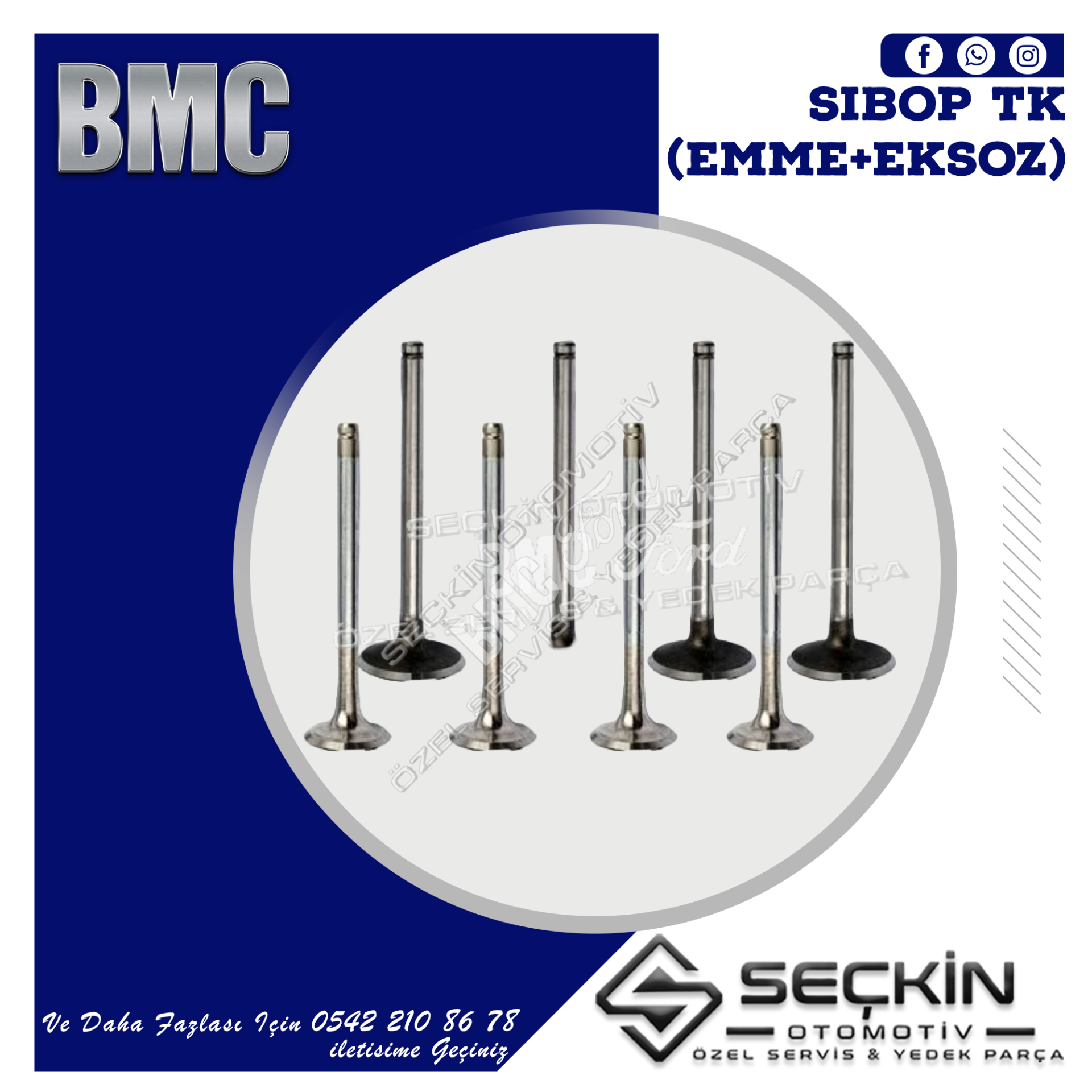 BMC LEVEND 3.0 MDS SİBOP TAKIMI EMME EGZOZ STD - BD 30