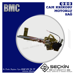 BMC MEGASTAR ARKA CAM KRİKOSU MOTORLU SAĞ ÇİFT KABİN