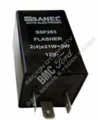 Bmc Sinyal Flaşörü - Sanel SSF283 3 Uçlu 12V Flaşör