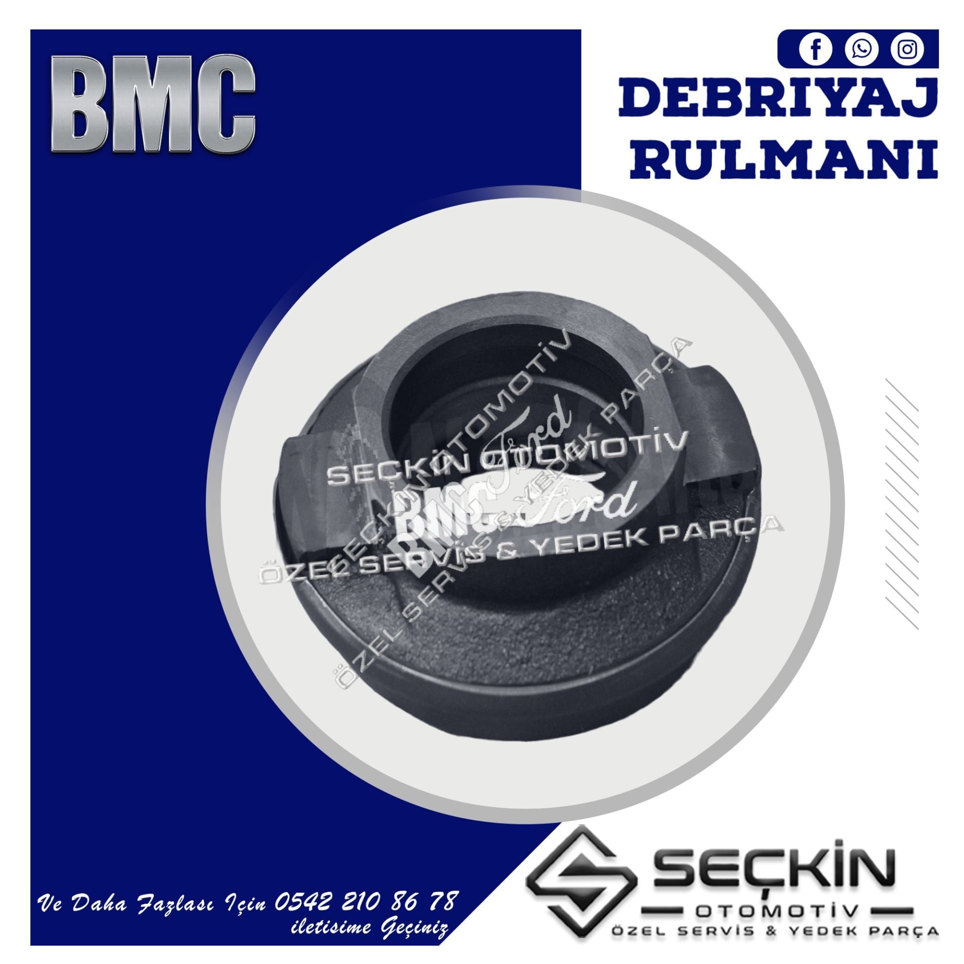 BMC MEGASTAR DEBRİYAJ RULMANI 6 VİTES