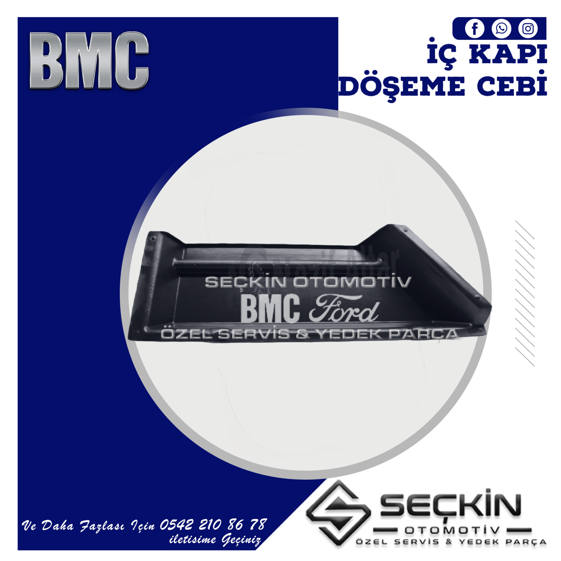 BMC LEVEND 3.0 MDS FC MİNİBÜS İÇ KAPI DÖŞEME CEBİ