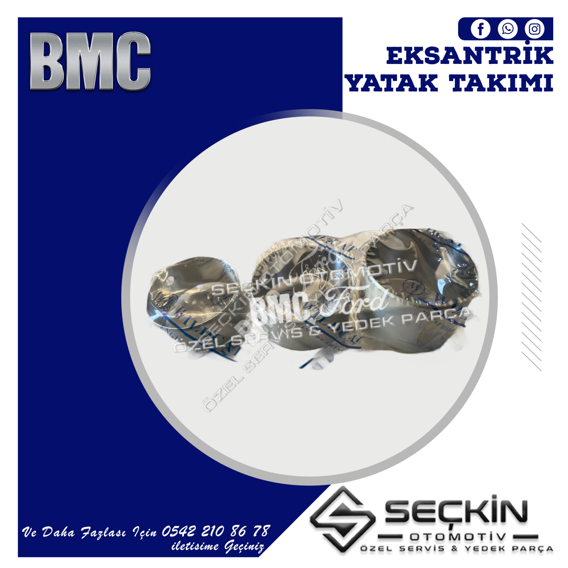 BMC TM 30 EKSANTRİK YATAK TAKIMI