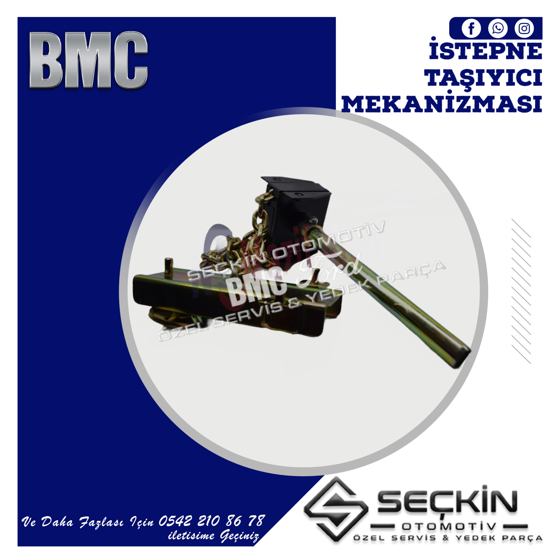 BMC LEVEND 3.0 MDS STEPNE TAŞIYICI MEKANİZMA